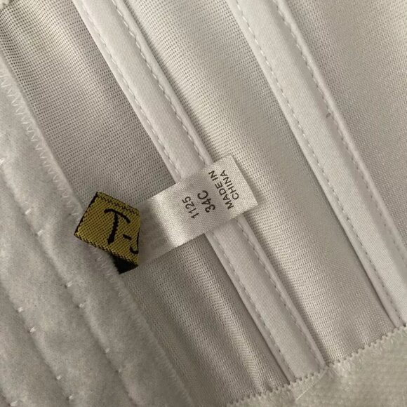 QT Intimates Strapless 1125 Corset Lace Bridal with Garters A,C,D 34,36,38 White - Picture 4 of 7